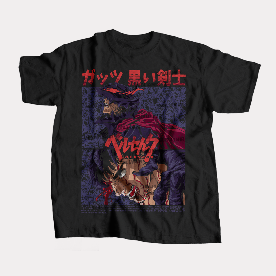 BERSERK - GUTS - POLO MANGA CORTA