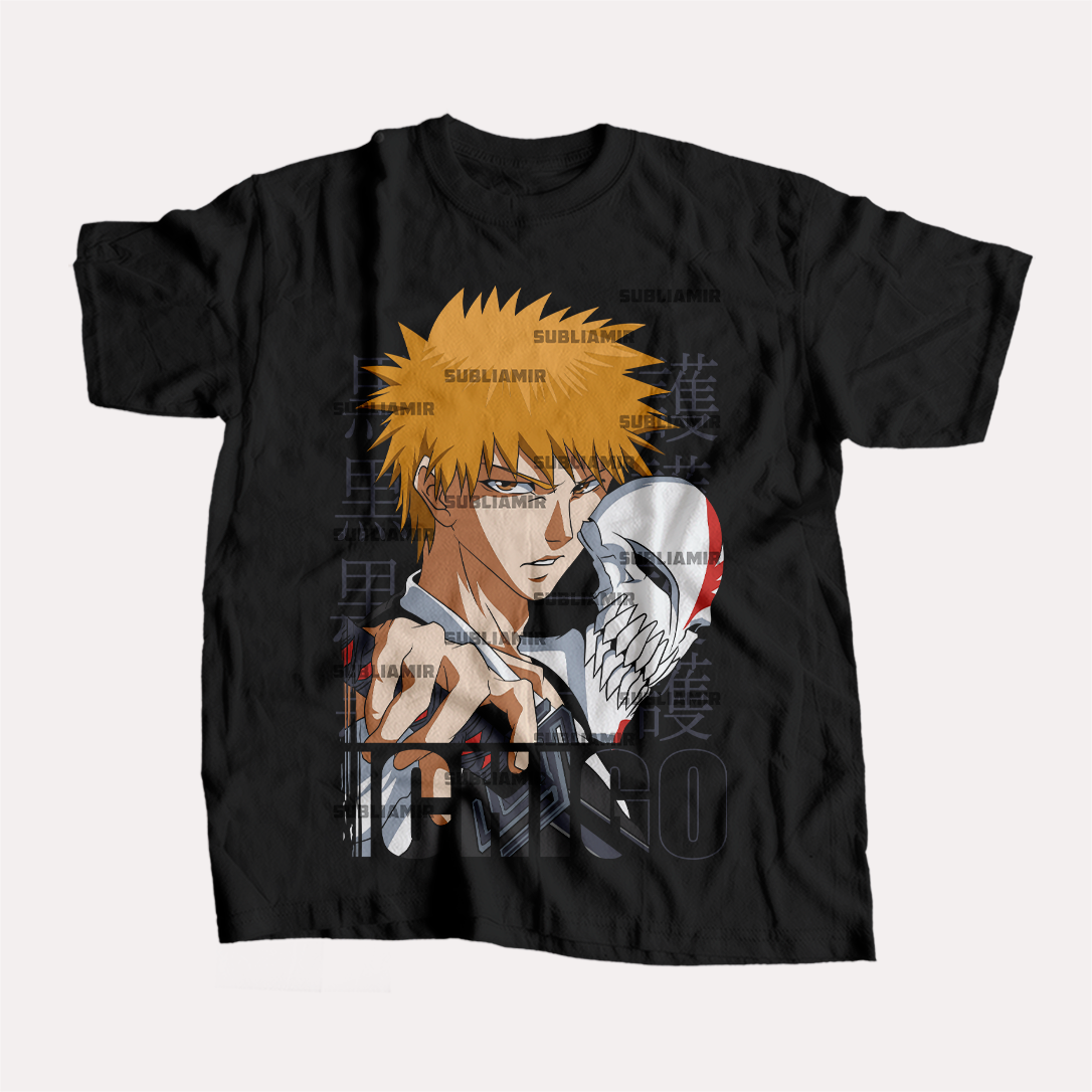 BLEACH - ICHIGO KUROSAKI - POLO MANGA CORTA