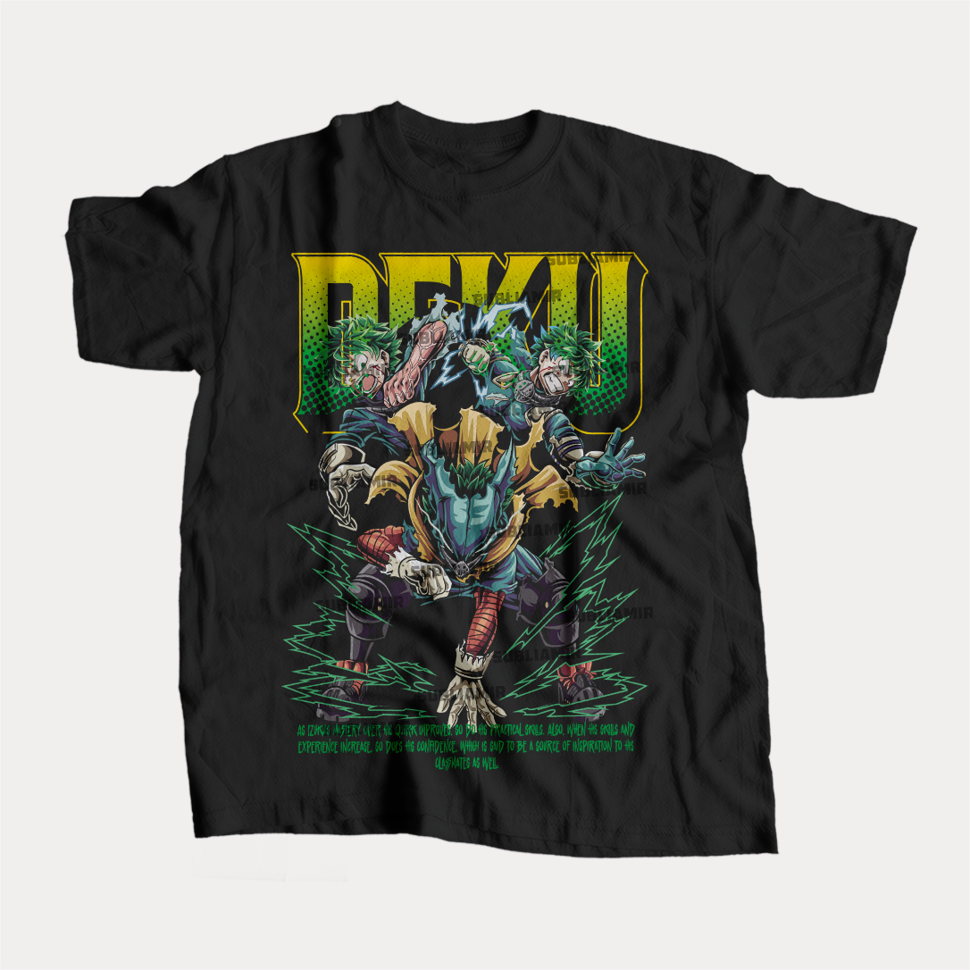 BOKU NO HERO ACADEMIA - IZUKU MIDORIYA - POLO MANGA CORTA