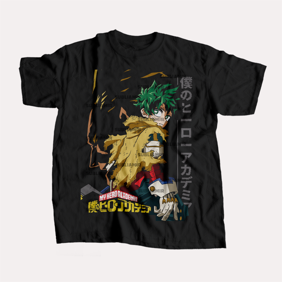 BOKU NO HERO ACADEMIA - IZUKU MIDORIYA - POLO MANGA CORTA