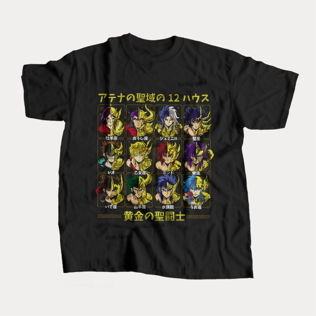 CABALLEROS DEL ZODIACO - POLO MANGA CORTA