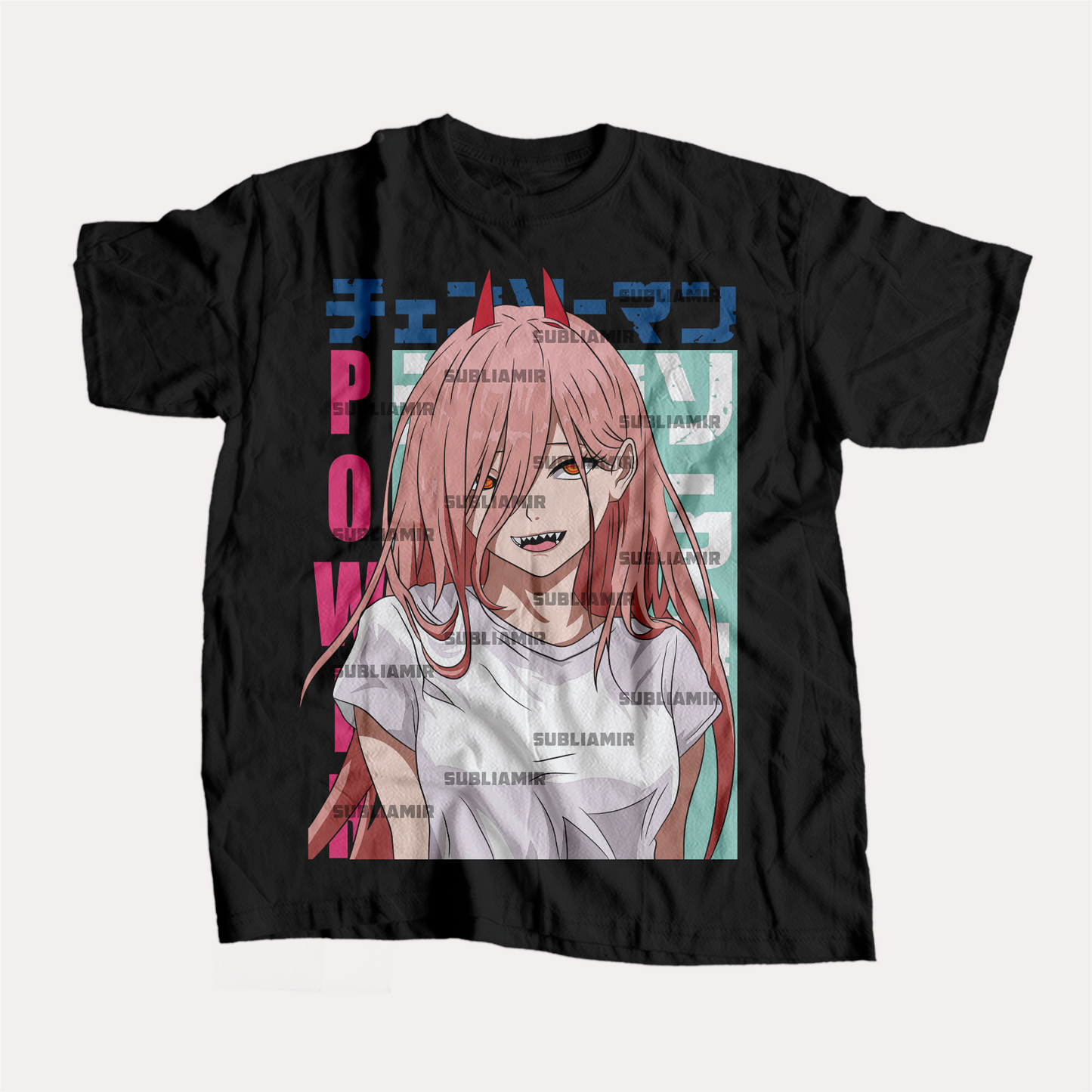 CHAINSAW MAN - POWER - POLO MANGA CORTA