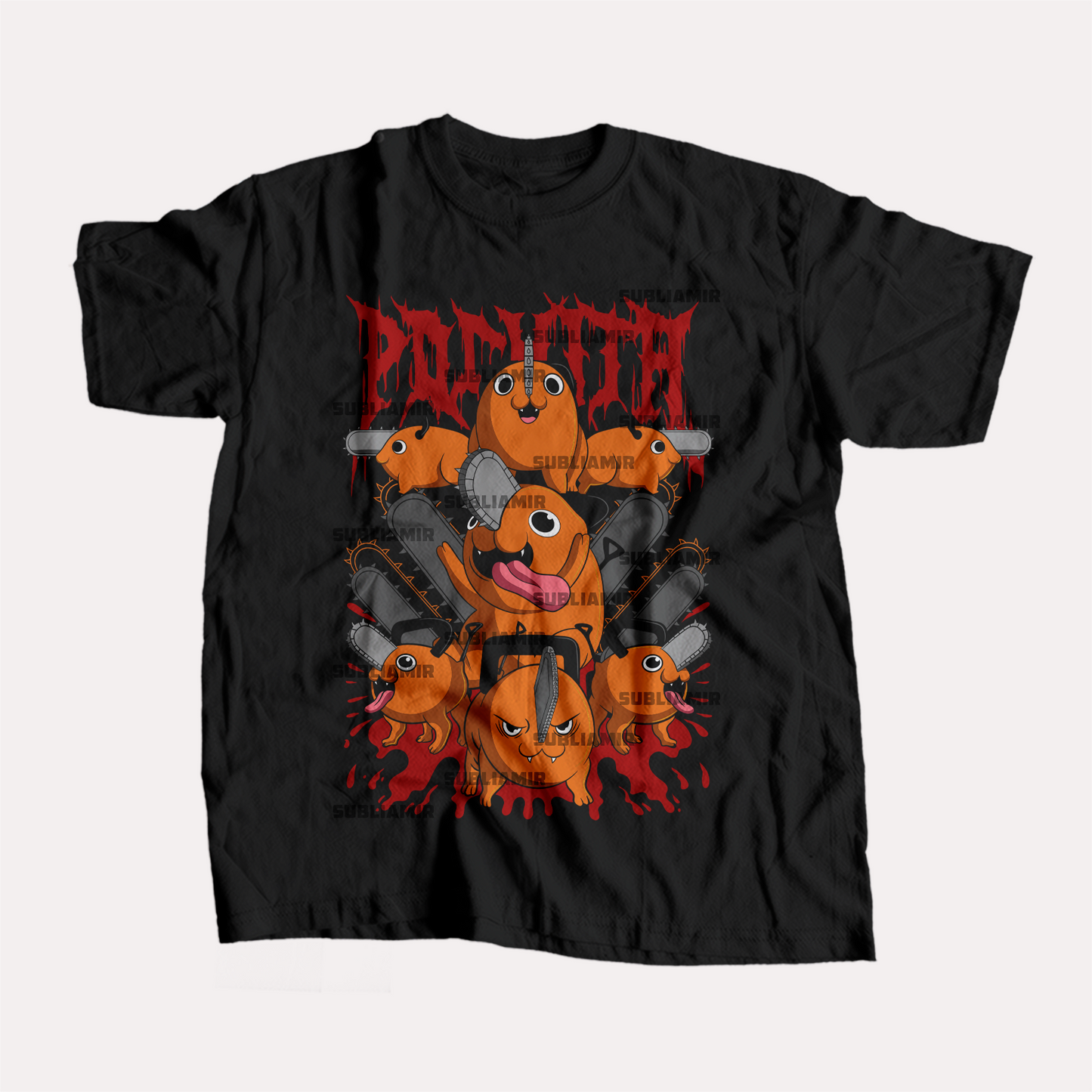 CHAINSAW MAN - POCHITA - POLO MANGA CORTA