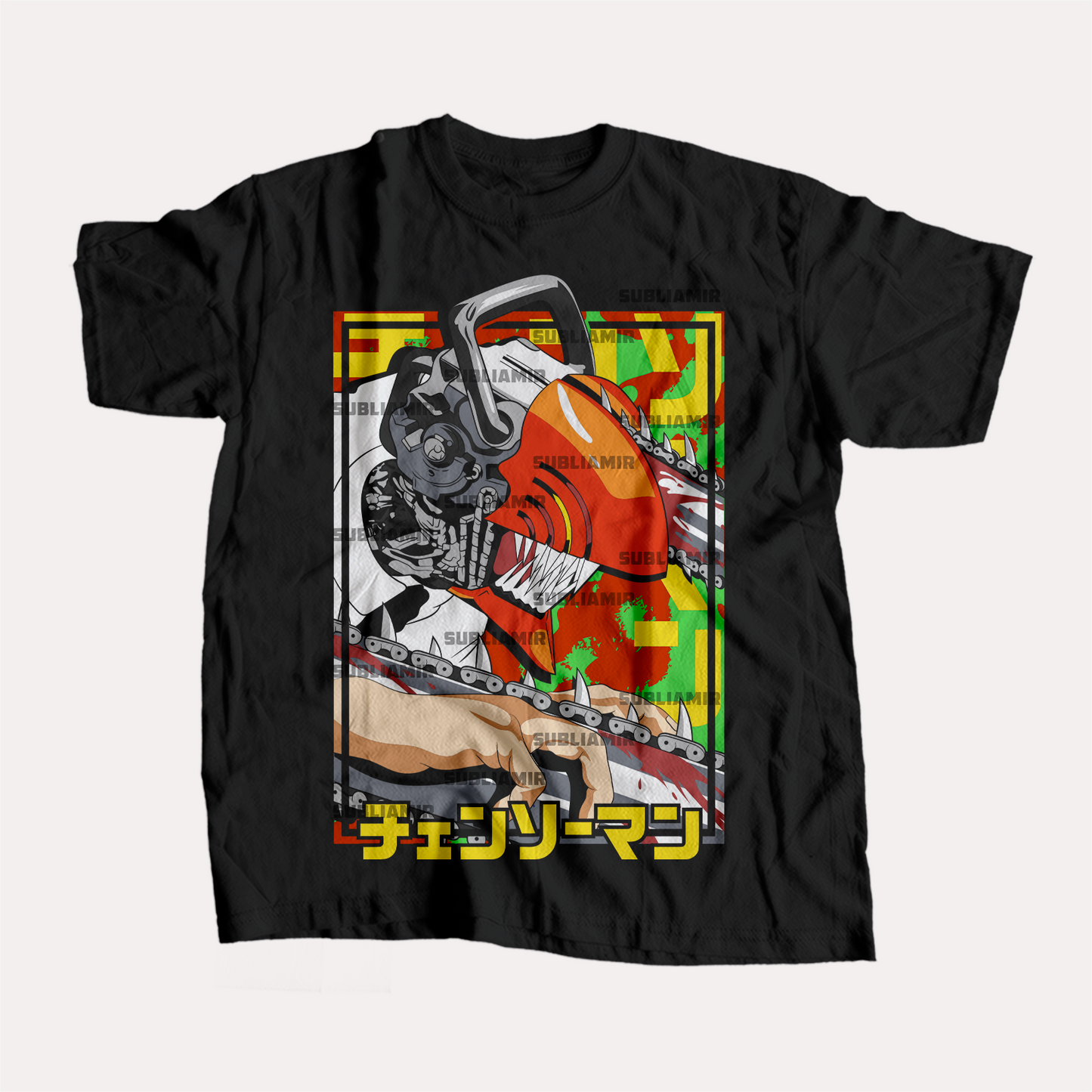 CHAINSAW MAN - DENJI - POLO MANGA CORTA