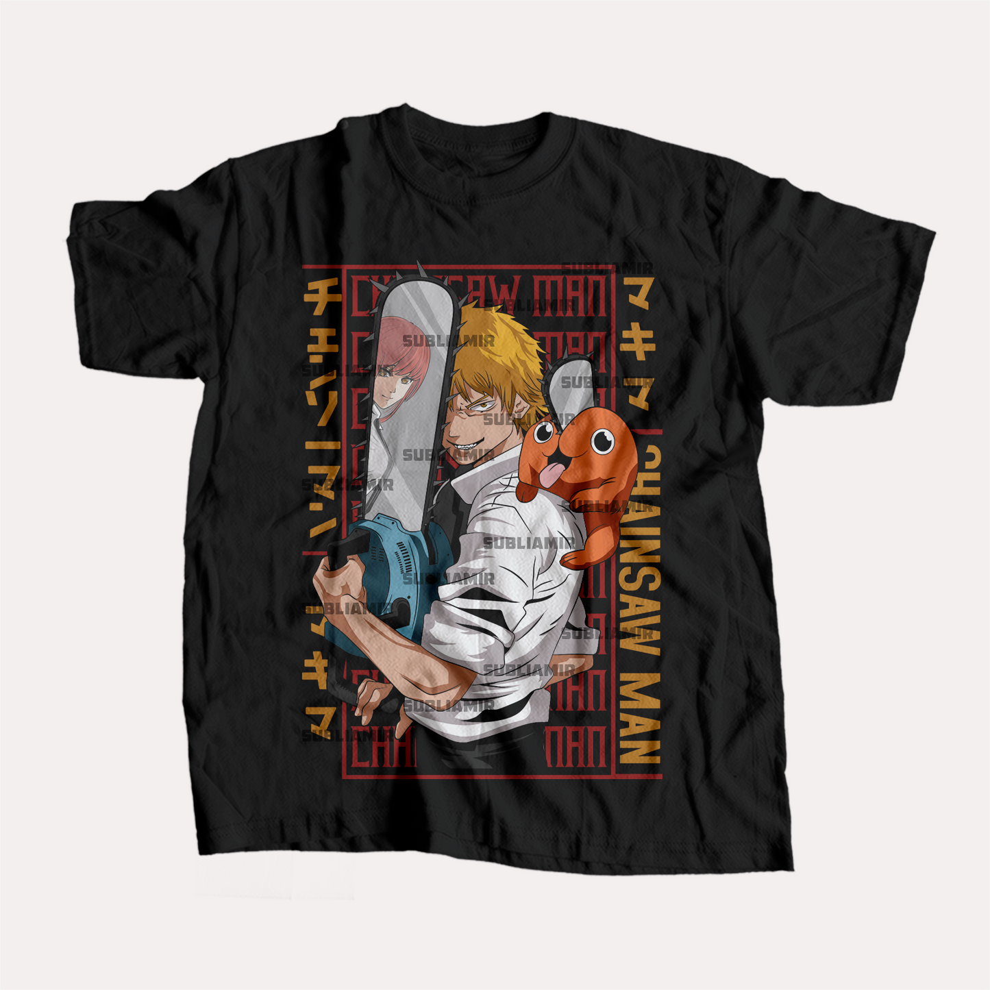 CHAINSAW MAN - DENJI - POLO MANGA CORTA