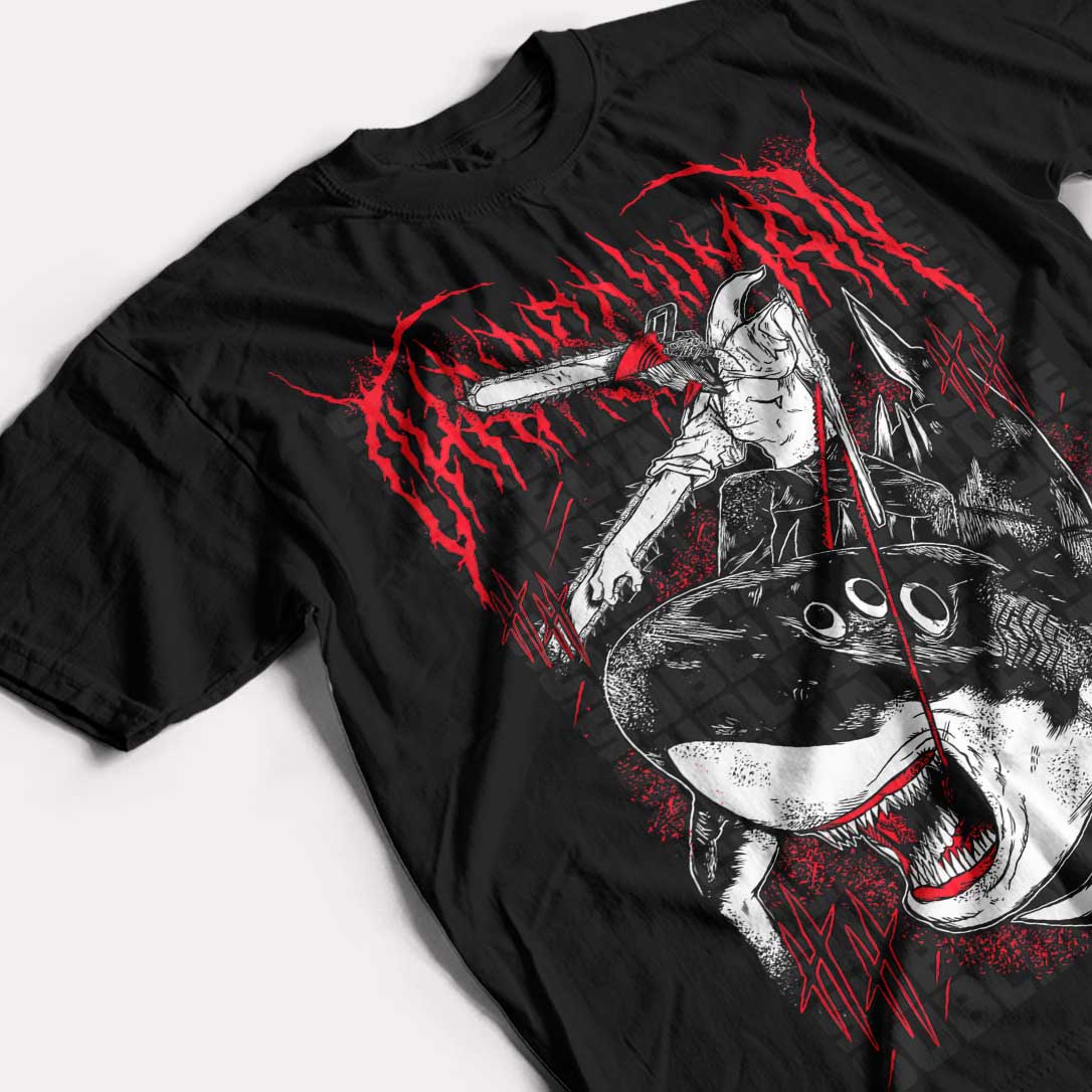 CHAINSAW MAN - DENJI & BEAM - POLO MANGA CORTA