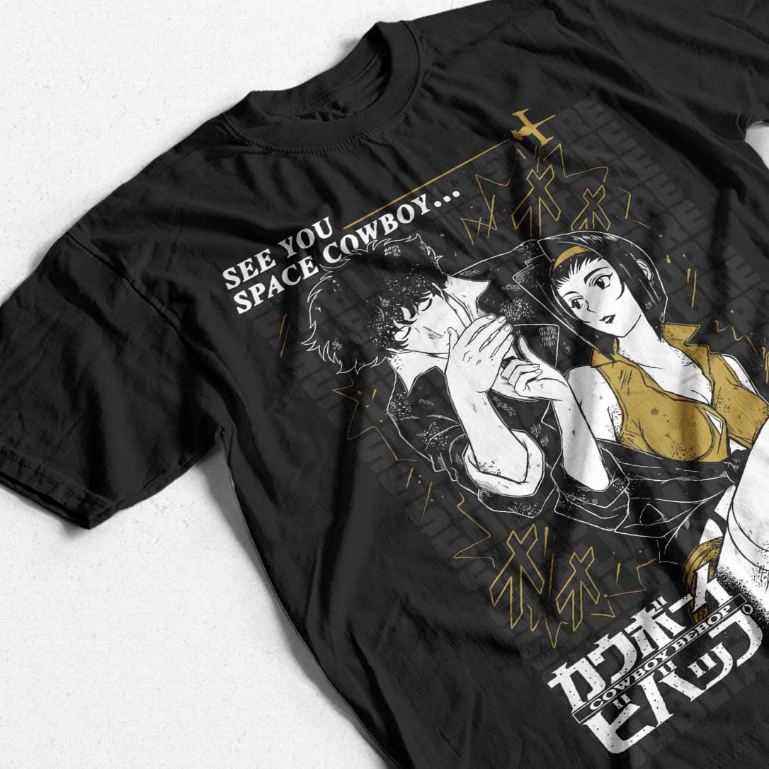 COWBOY BEPOP - FAYE & SPIKE - POLO MANGA CORTA