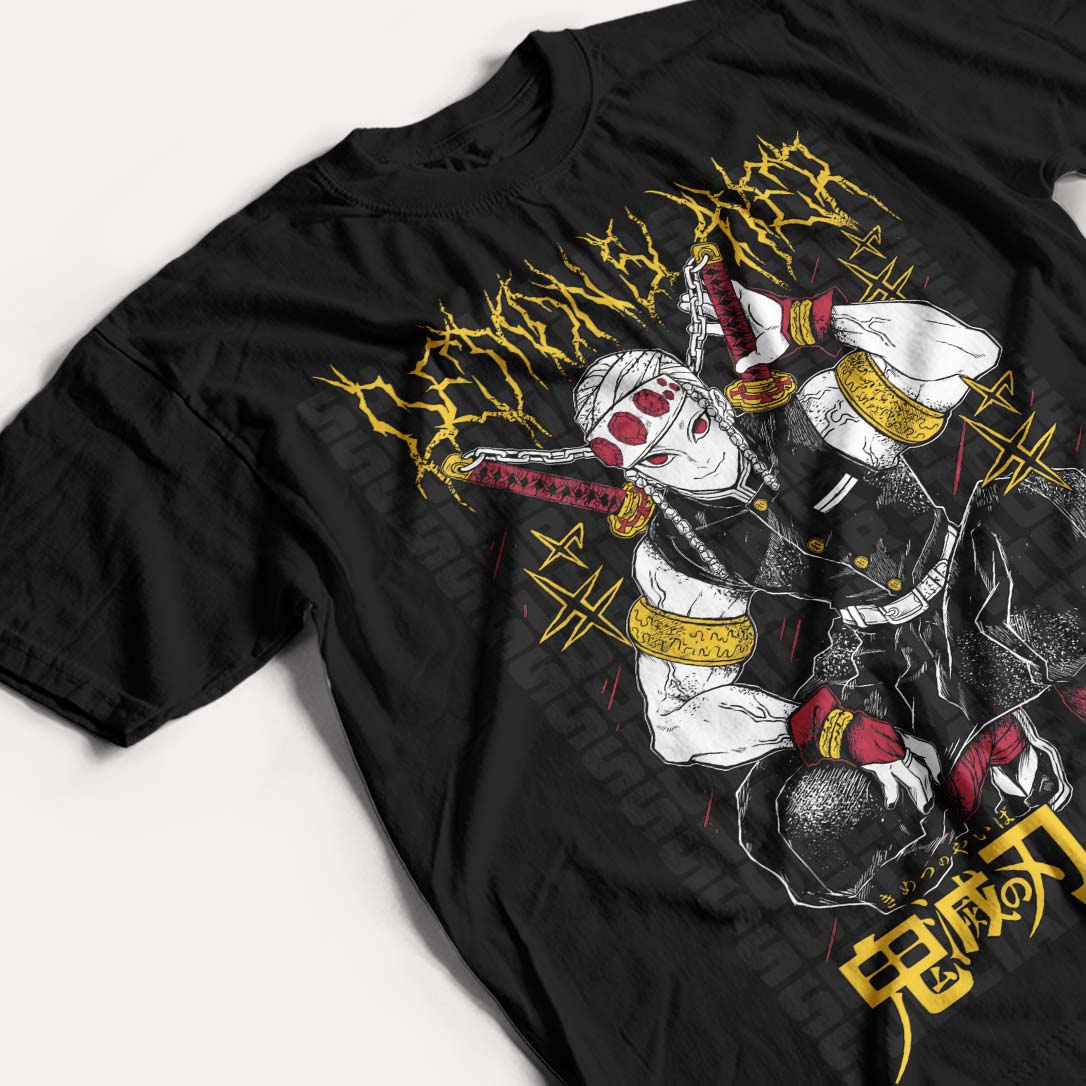 KIMETSU NO YAIBA - TENGEN UZUI - POLO MANGA CORTA