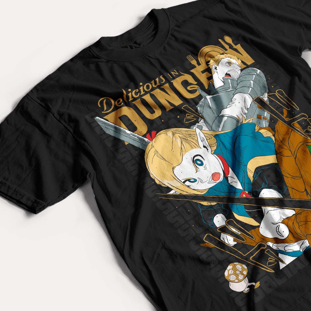 DUNGEON MESHI - MARCILLIE & LAIOS - POLO MANGA CORTA