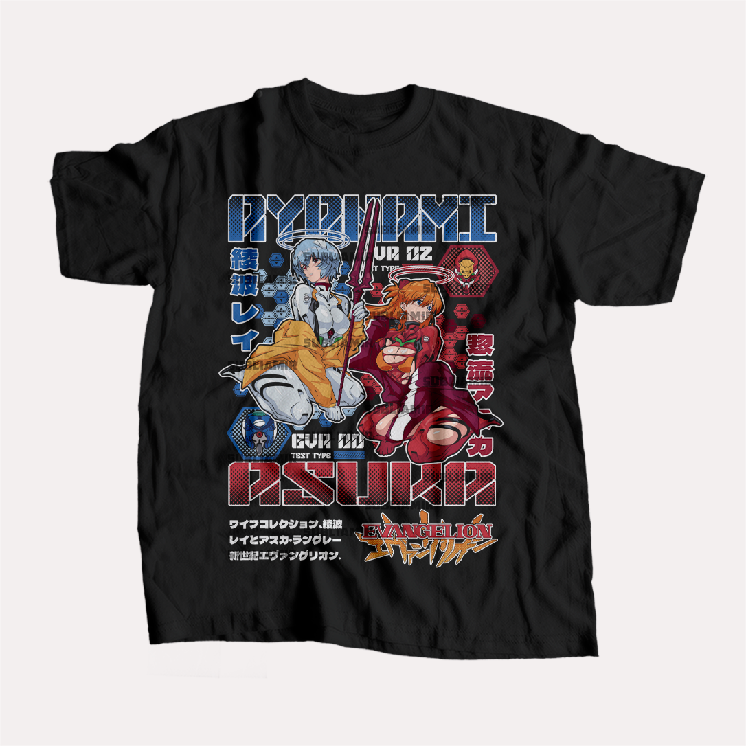 EVANGELION - ASUKA-REI - POLO MANGA CORTA