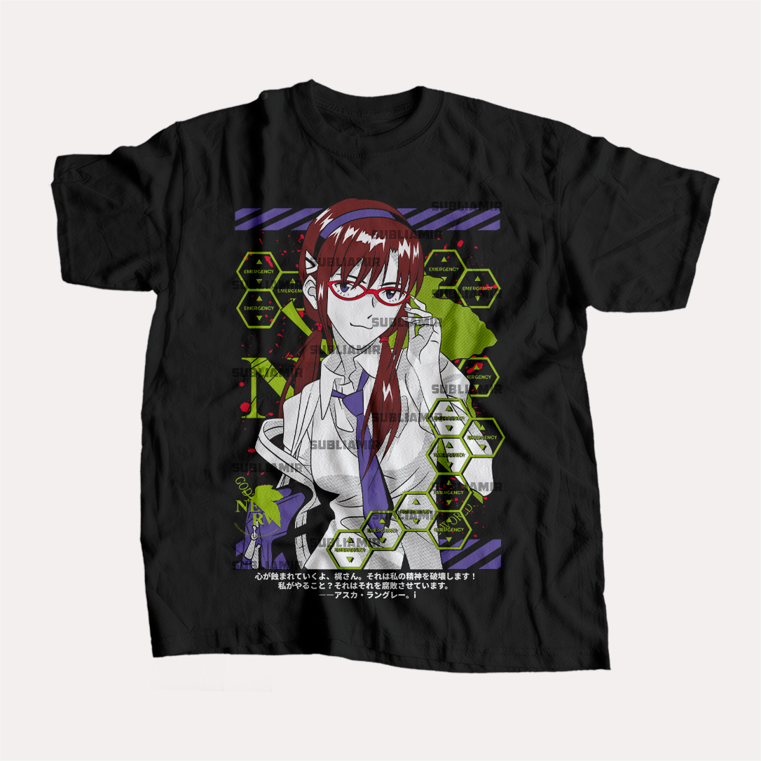 EVANGELION - MARI MAKINAMI - POLO MANGA CORTA