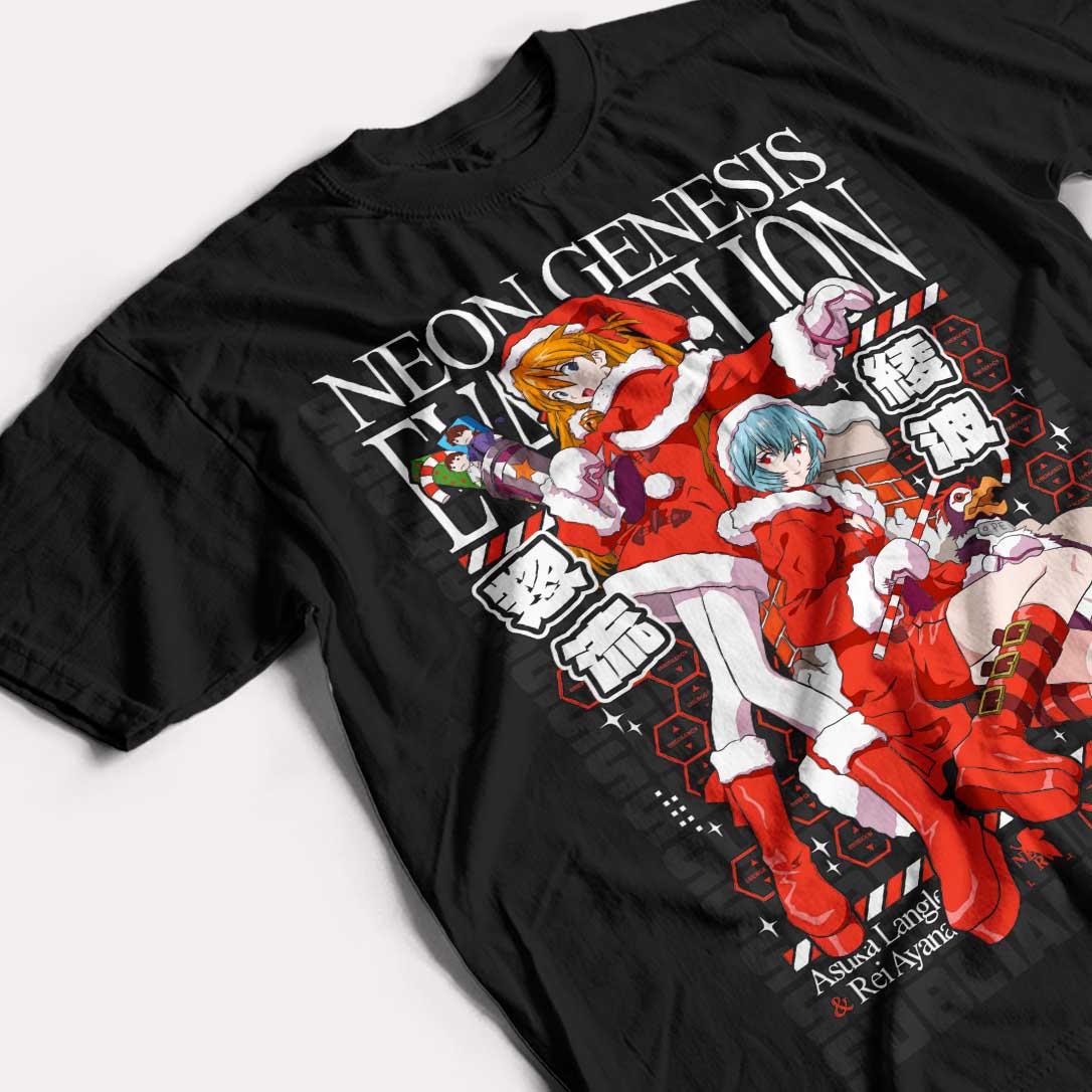 EVANGELION - ASUKA & REI - POLO MANGA CORTA