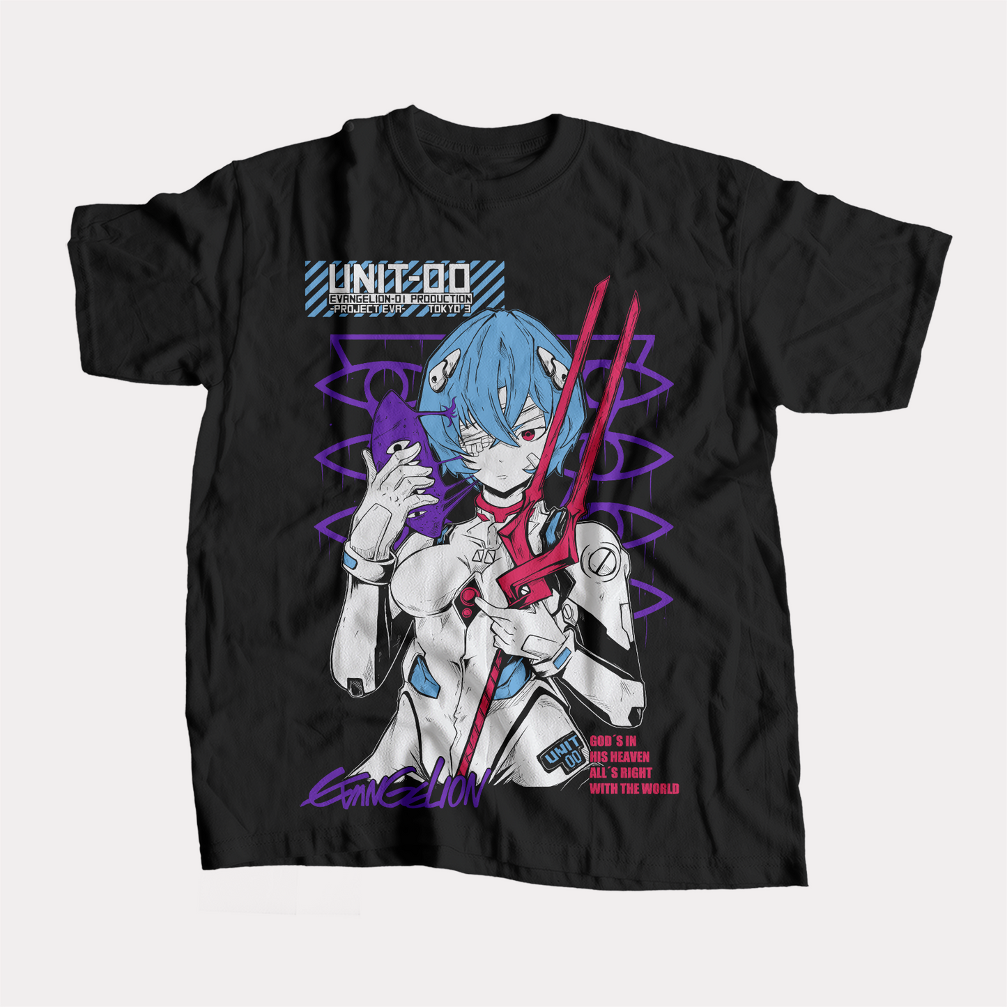 EVANGELION 7 - POLO MANGA CORTA