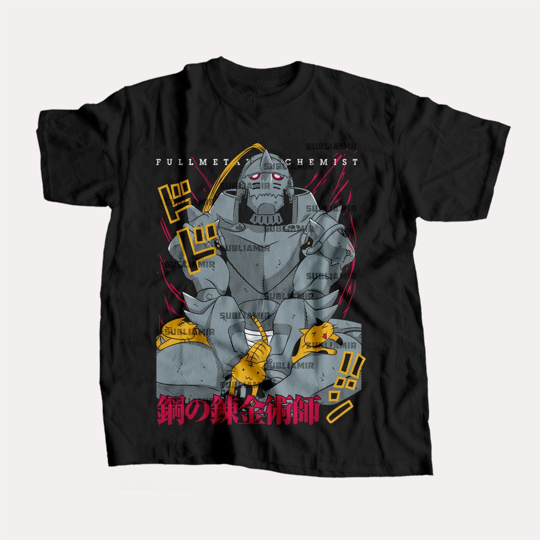 FULL METAL ALCHEMIST - ALPHONSE ERIC - POLO MANGA CORTA