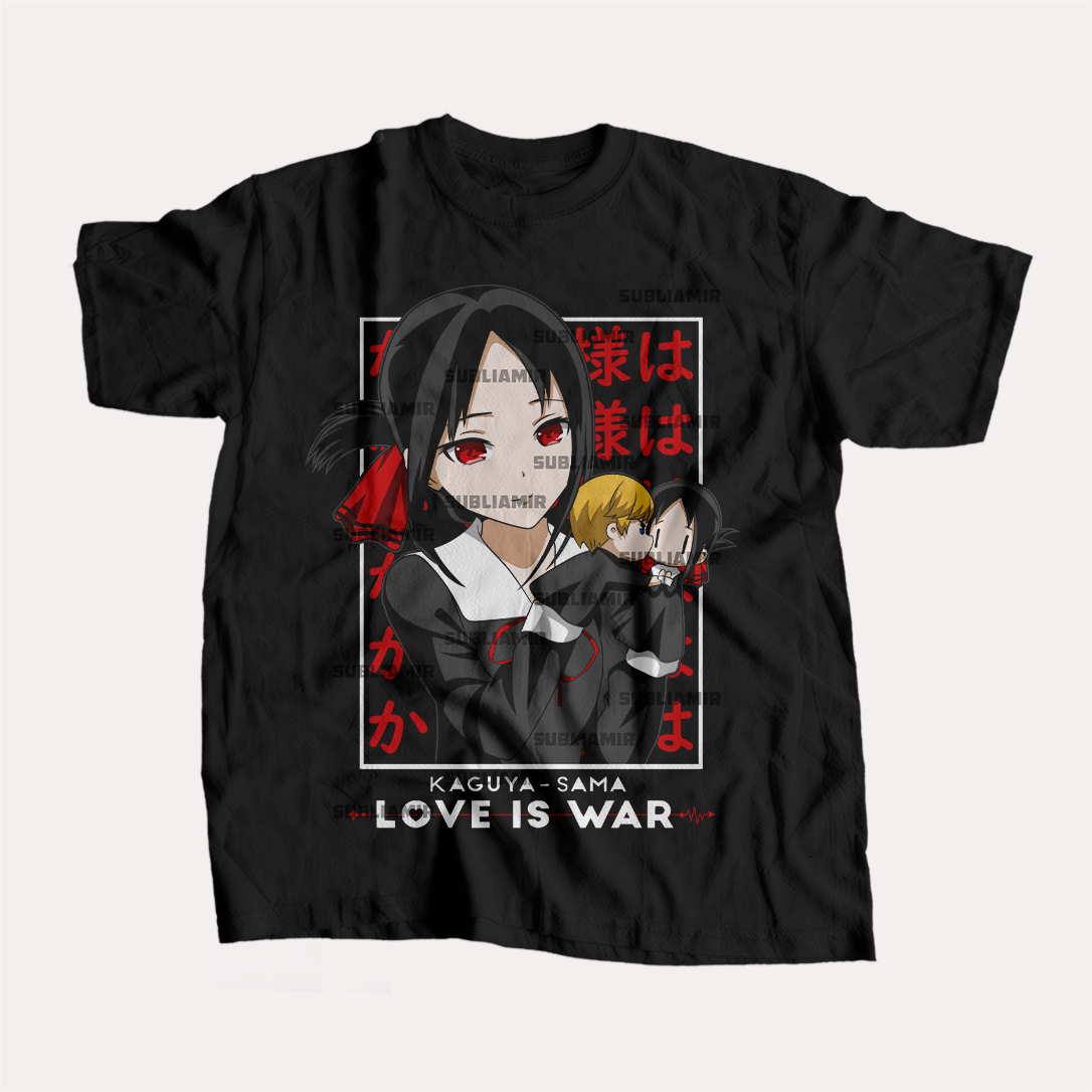KAGUYA SAMA : LOVE IS WAR - KAGUYA SHINOMIYA - POLO MANGA CORTA