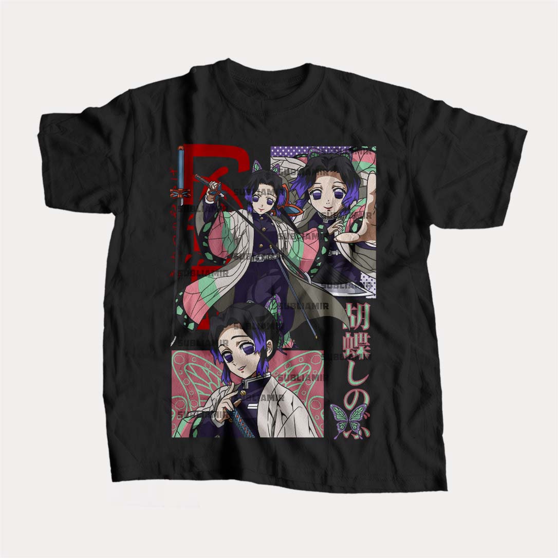 KIMETSU NO YAIBA - SHINOBU KOCHO - POLO MANGA CORTA