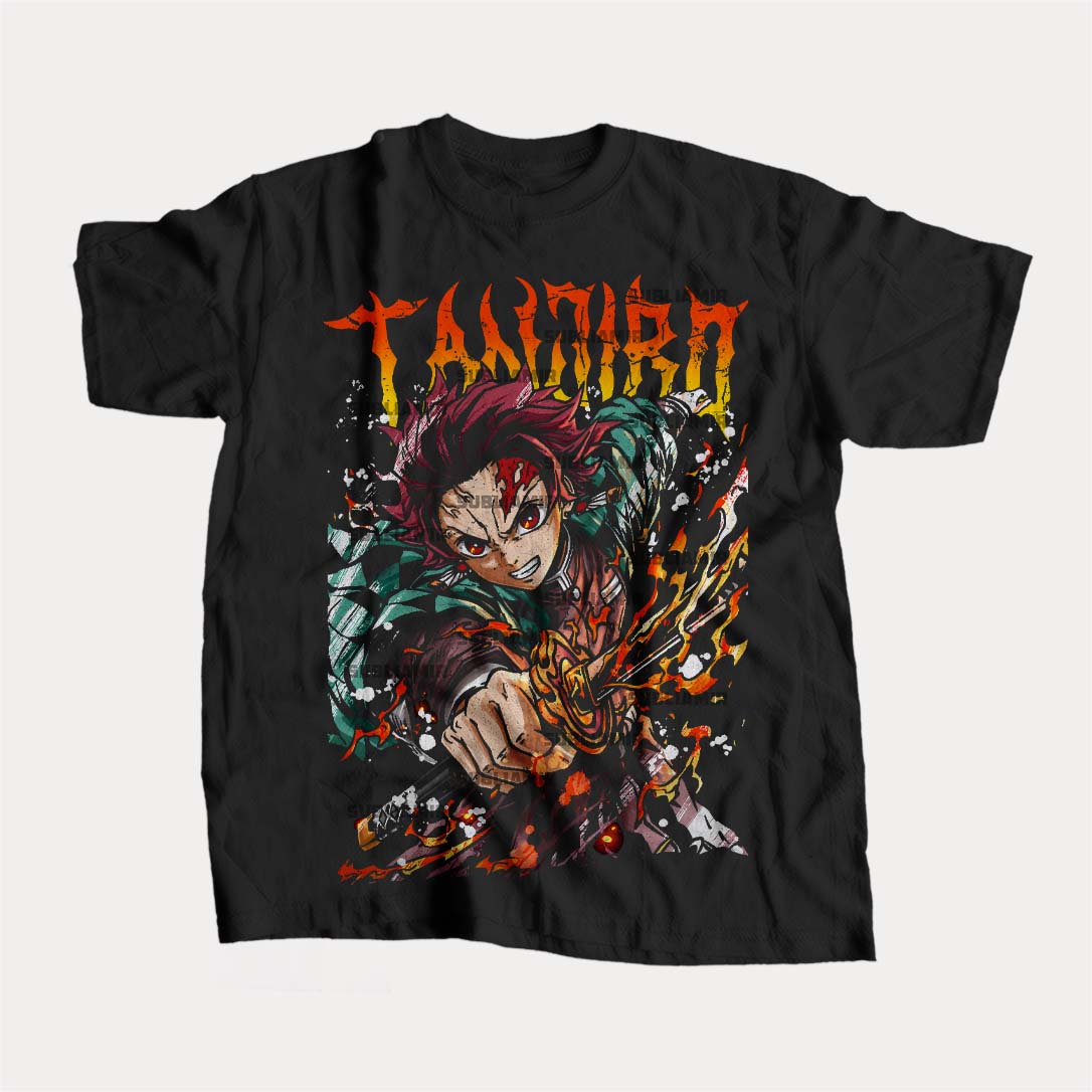 KIMETSU NO YAIBA - TANJIRO KAMADO - POLO MANGA CORTA