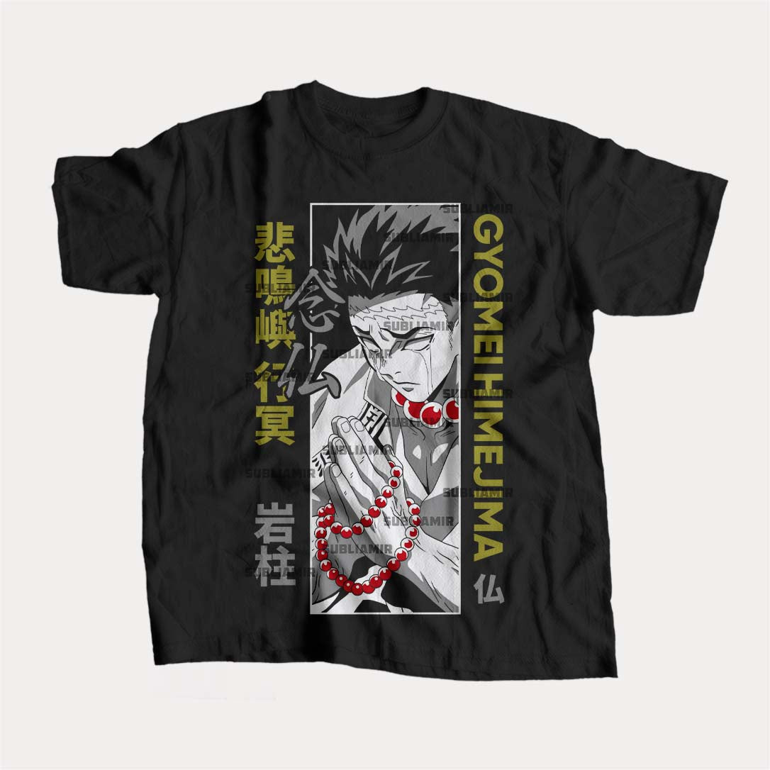 KIMETSU NO YAIBA - GYOMEI HIMEJIMA - POLO MANGA CORTA