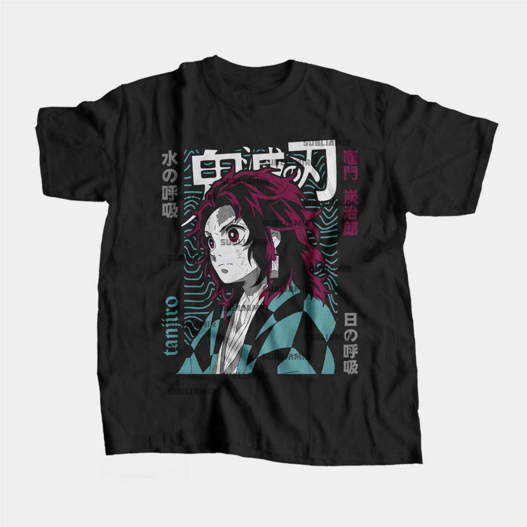 KIMETSU NO YAIBA - KAMADO TANJIRO - POLO MANGA CORTA