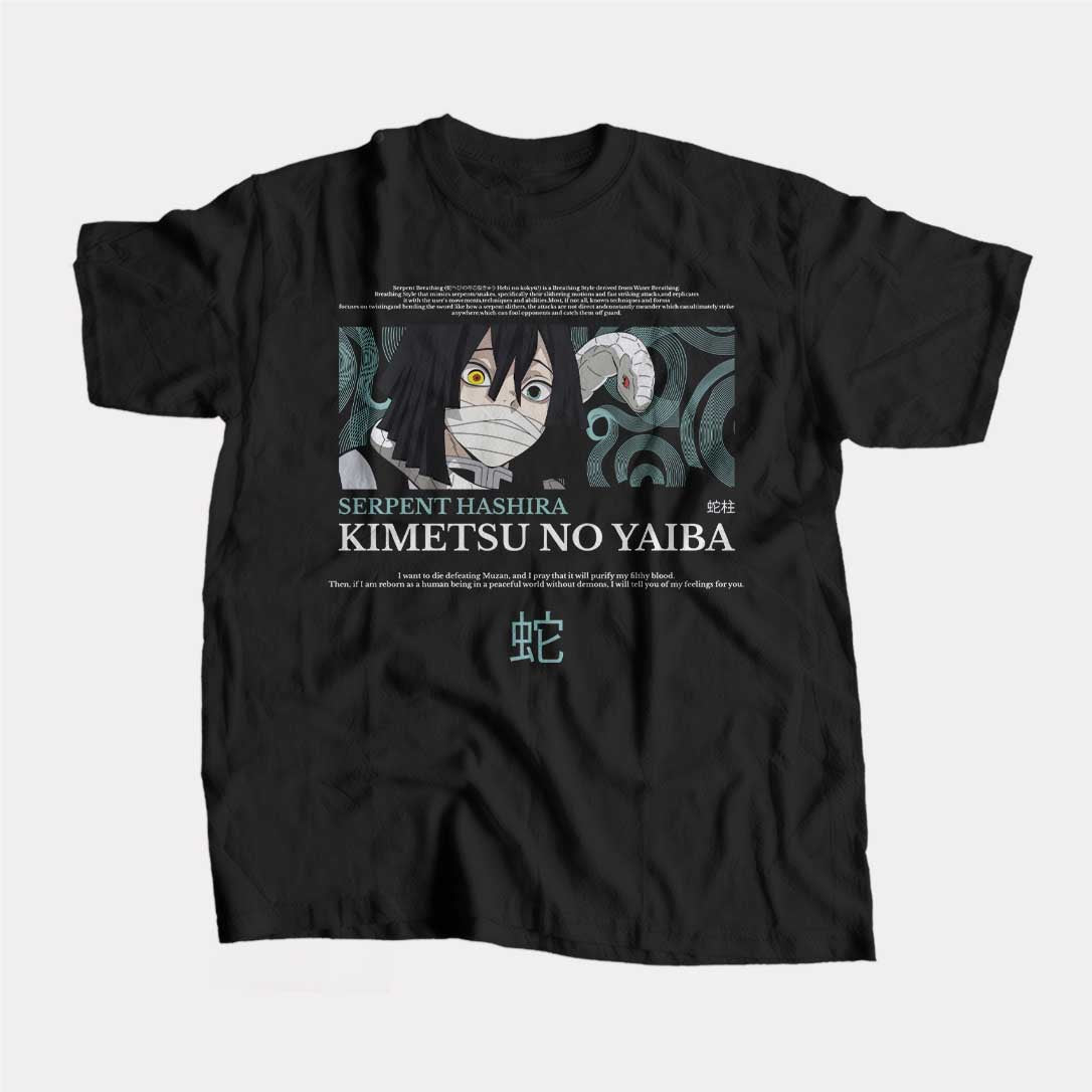 KIMETSU NO YAIBA - IGURO OBANAI - POLO MANGA CORTA