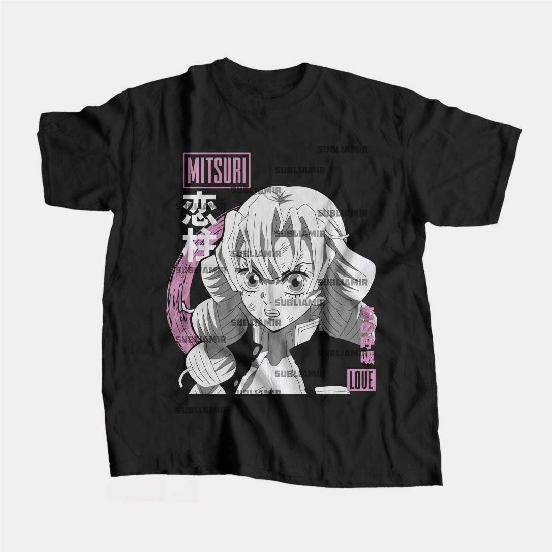 KIMETSU NO YAIBA - MITSURI KANJORI - POLO MANGA CORTA