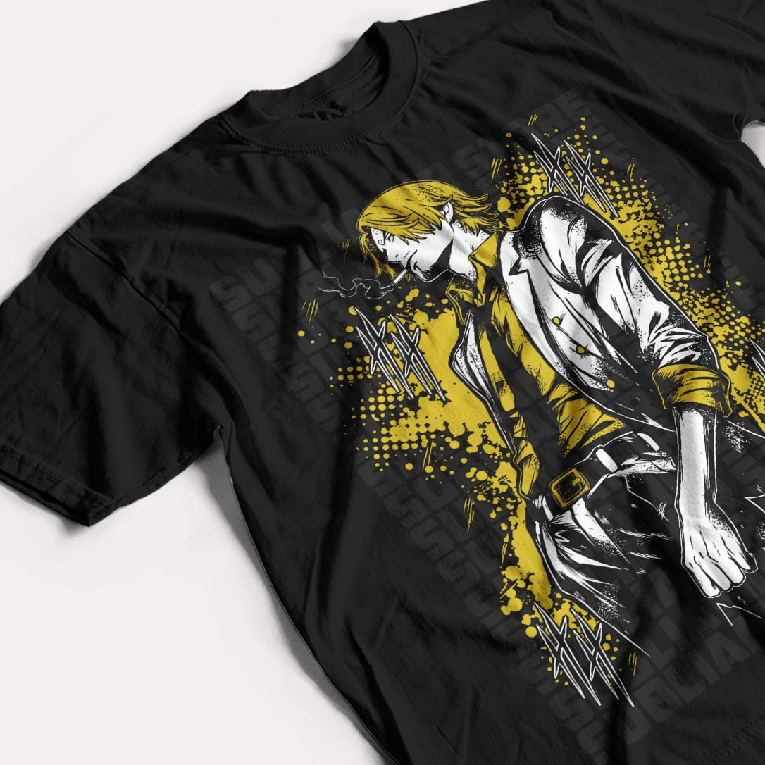 ONE PIECE - SANJI - POLO MANGA CORTA