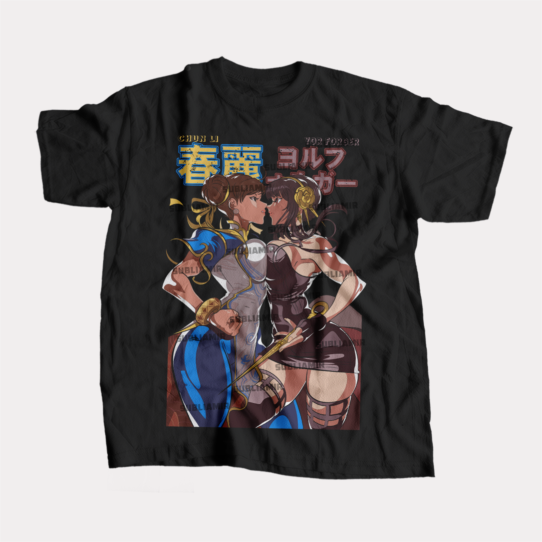 STREET FIGHTER - YOR-CHUN LI - POLO MANGA CORTA