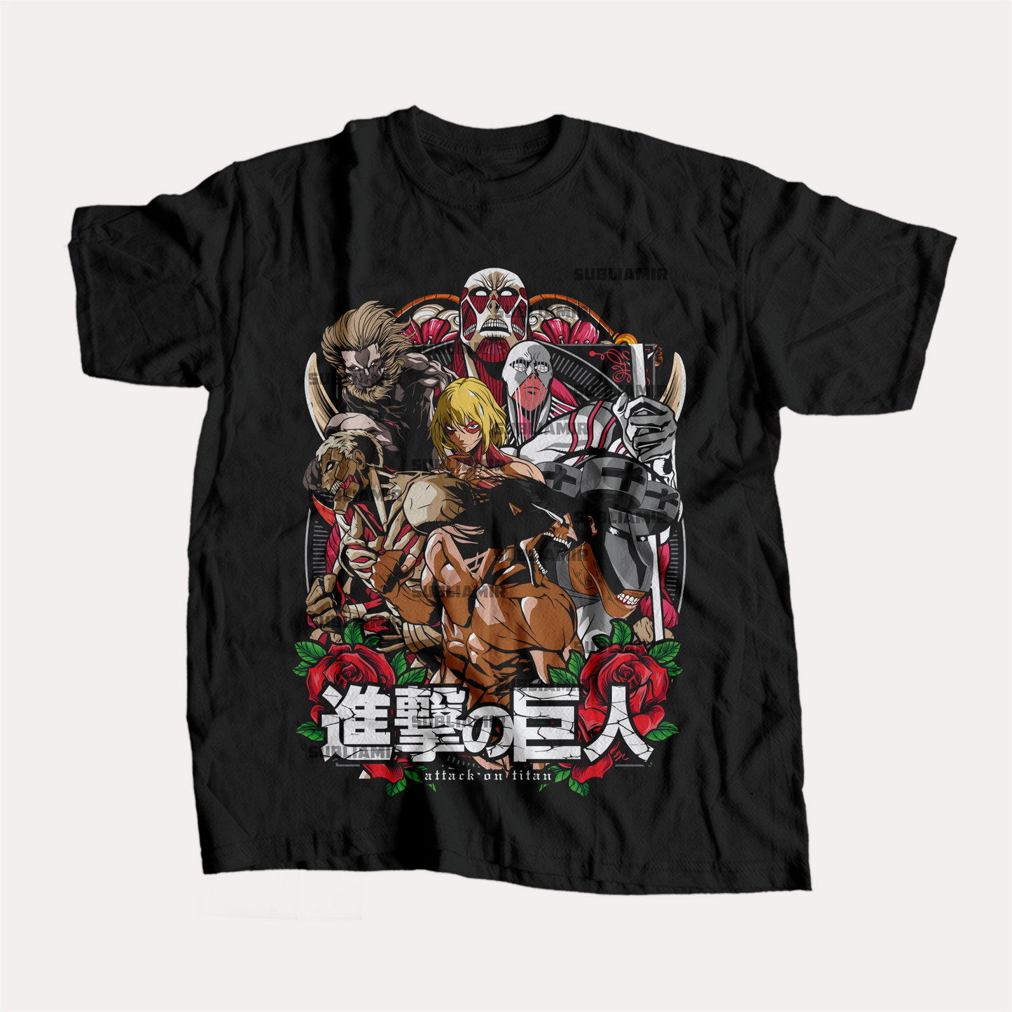 SHINGEKI NO KYOJIN - POLO MANGA CORTA