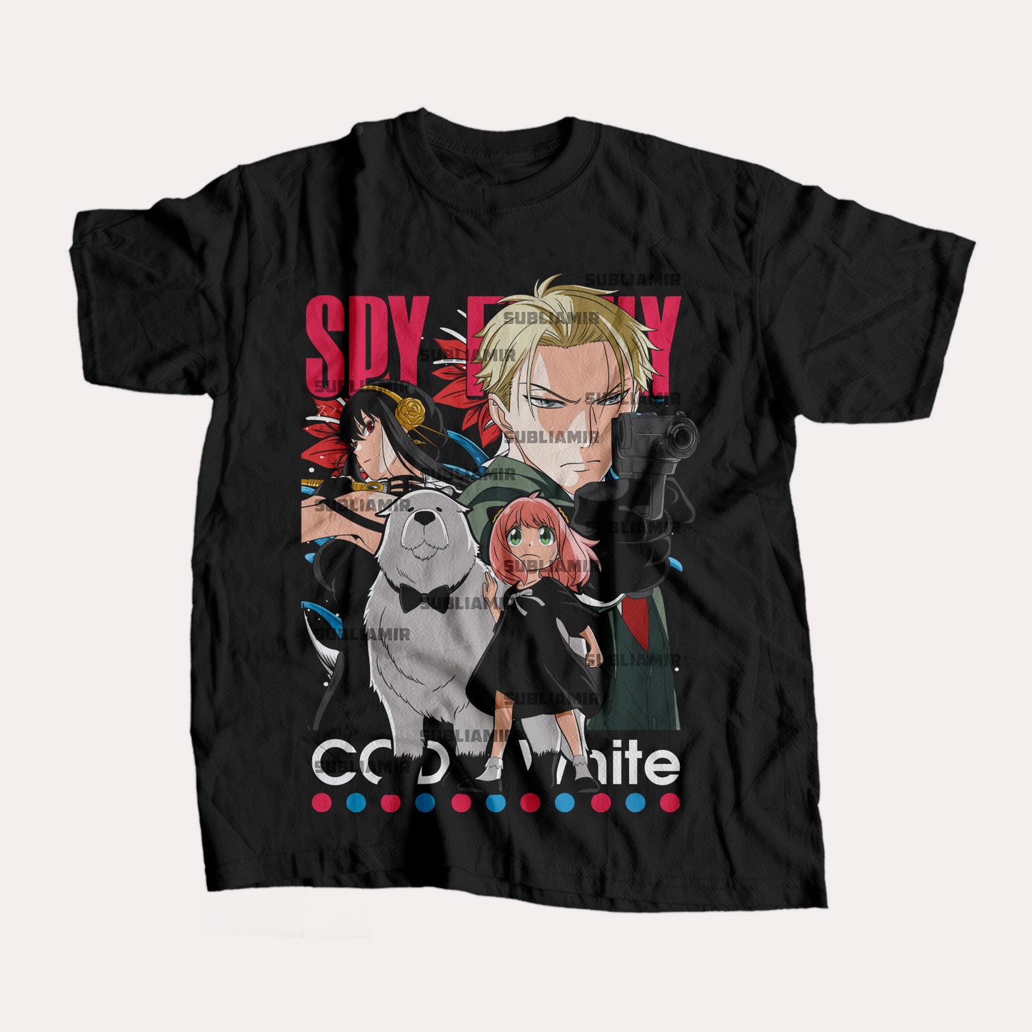 SPY FAMILY - FAMILIA FORGER - POLO MANGA CORTA