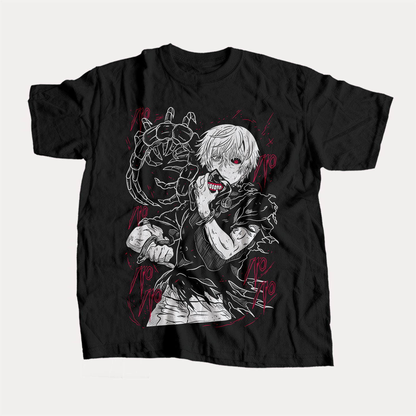 TOKYO GHOUL - KANEKI - POLO MANGA CORTA