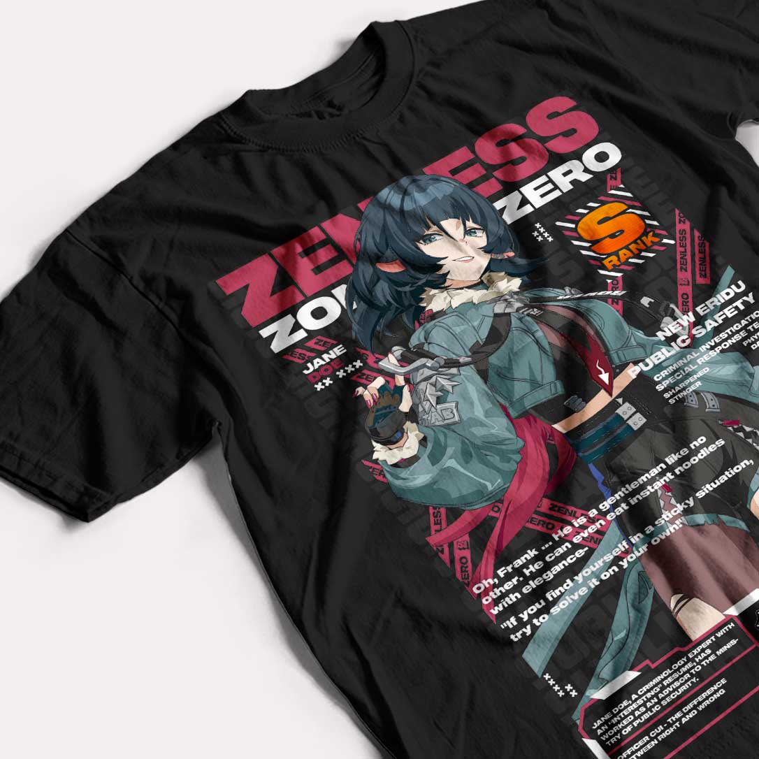 ZENLESS ZONE ZERO - JANE DOE - POLO MANGA CORTA