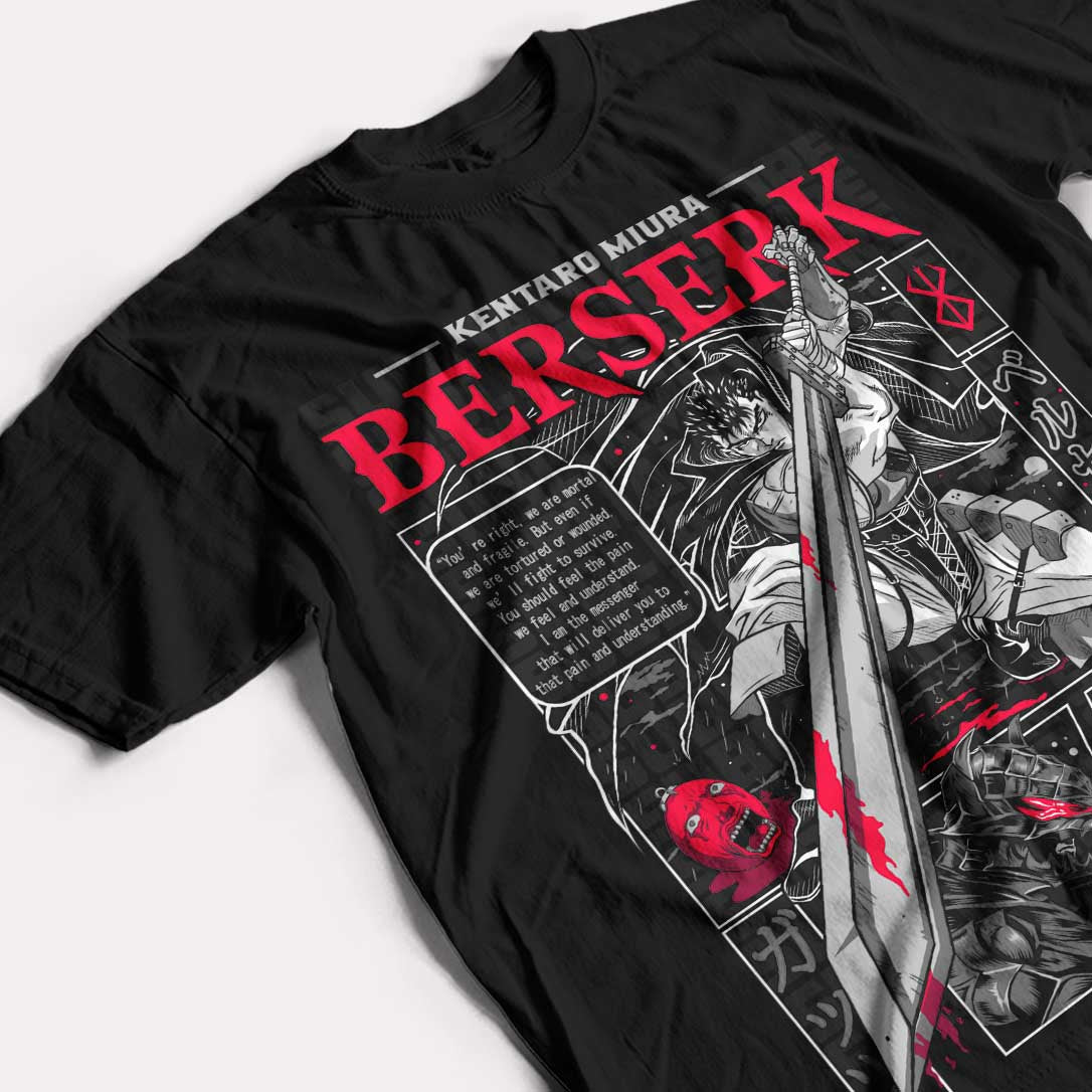 BERSERK - GUTS - POLO MANGA CORTA