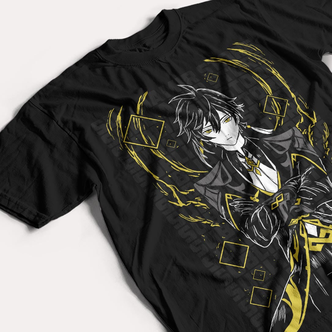 GENSHIN IMPACT - ZHONGLI - POLO MANGA CORTA