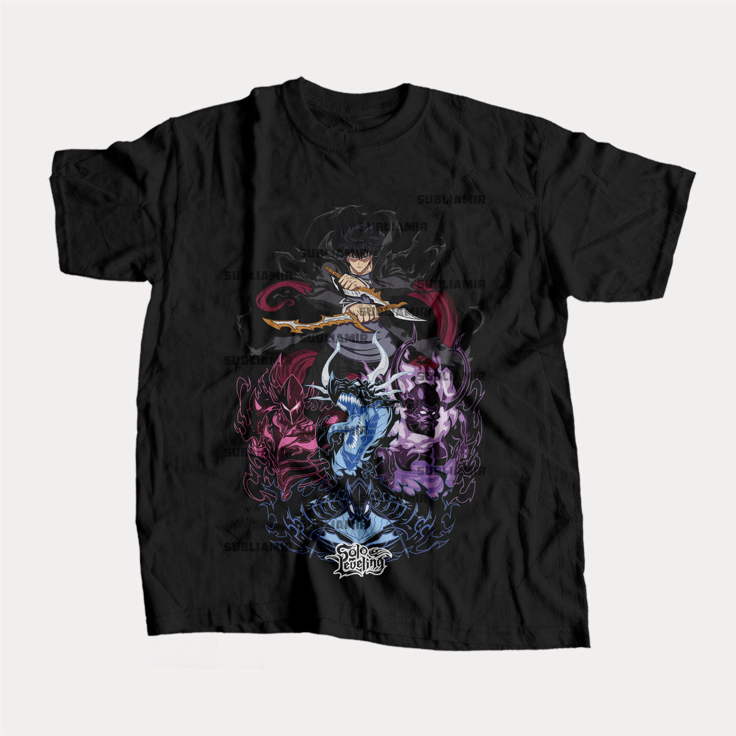 SOLO LEVELING - SUNG JINWOO - POLO MANGA CORTA