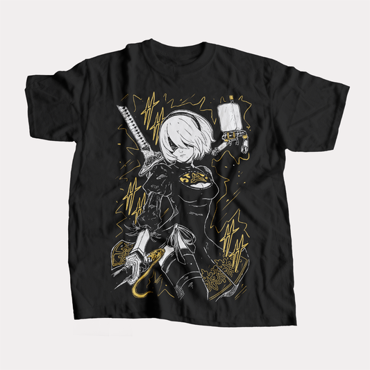 NIER AUTOMATA 1 - POLO MANGA CORTA