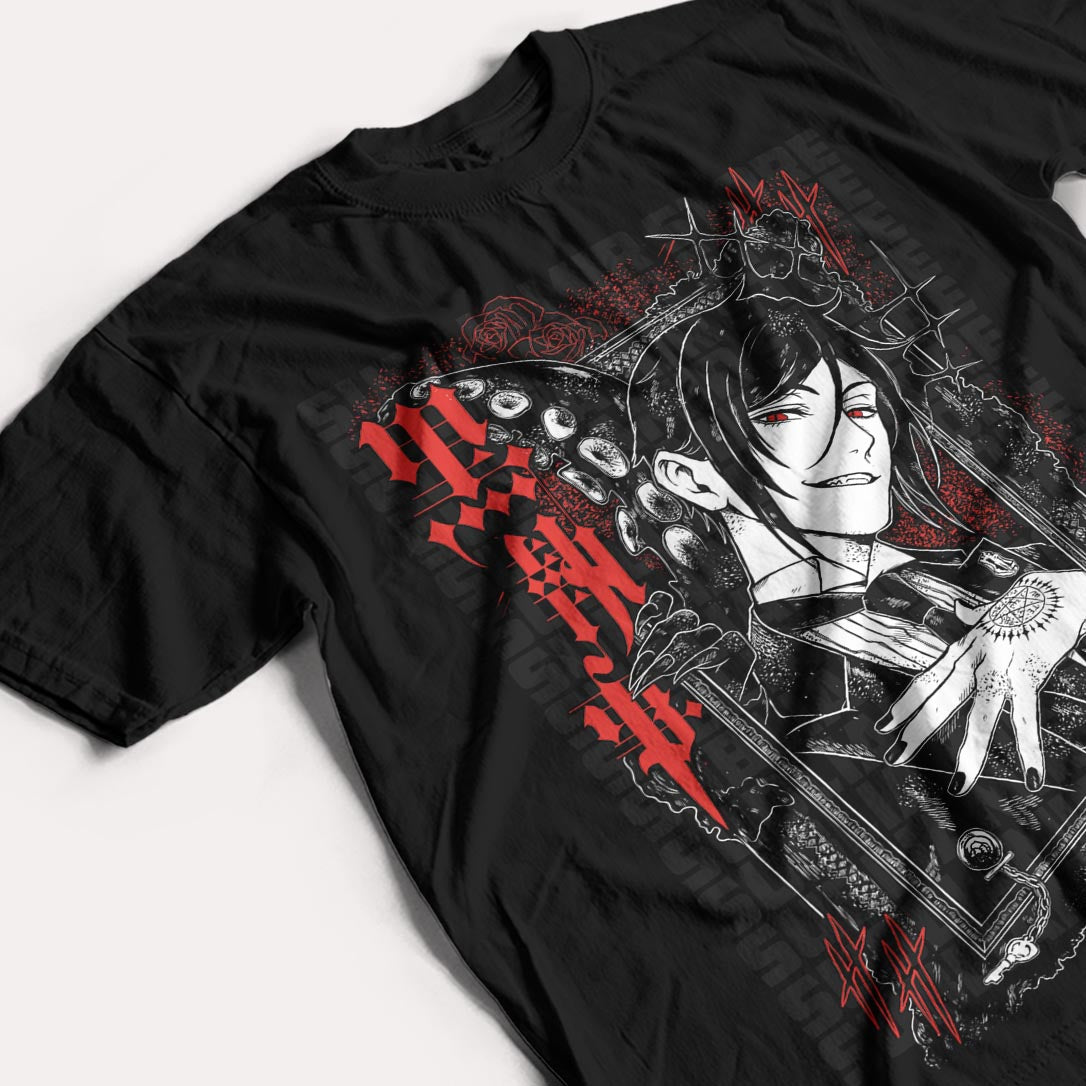 BLACK BUTLER - SEBASTIAN KUROSHITSUJI - POLO MANGA CORTA