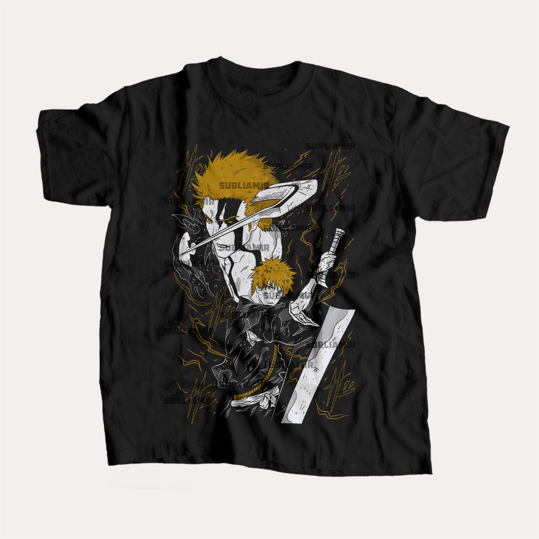 BLEACH - ICHIGO KUROSAKI - POLO MANGA CORTA