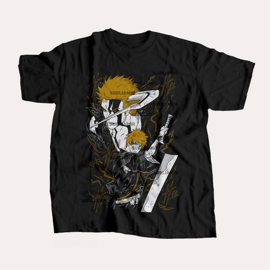 BLEACH - ICHIGO KUROSAKI - POLO MANGA CORTA