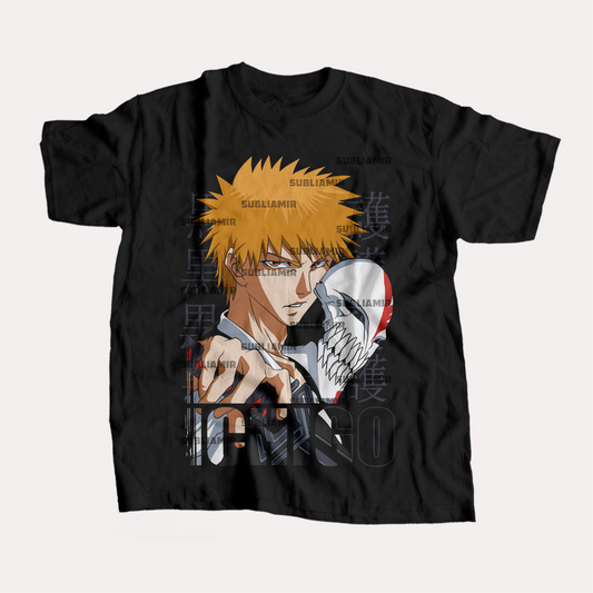 BLEACH - ICHIGO KUROSAKI - POLO MANGA CORTA