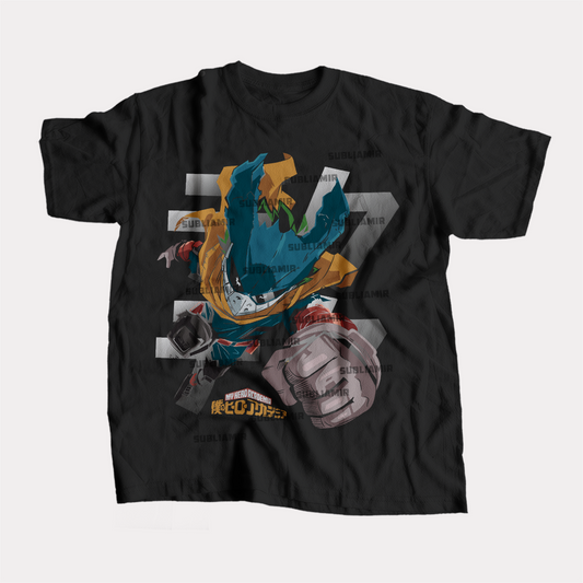 BOKU NO HERO ACADEMIA - IZUKU MIDORIYA - POLO MANGA CORTA