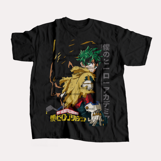 BOKU NO HERO ACADEMIA - IZUKU MIDORIYA - POLO MANGA CORTA