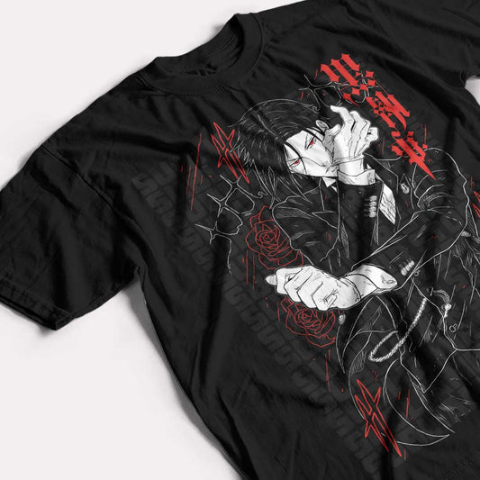 BLACK BUTLER - SEBASTIAN KUROSHITSUJI - POLO MANGA CORTA