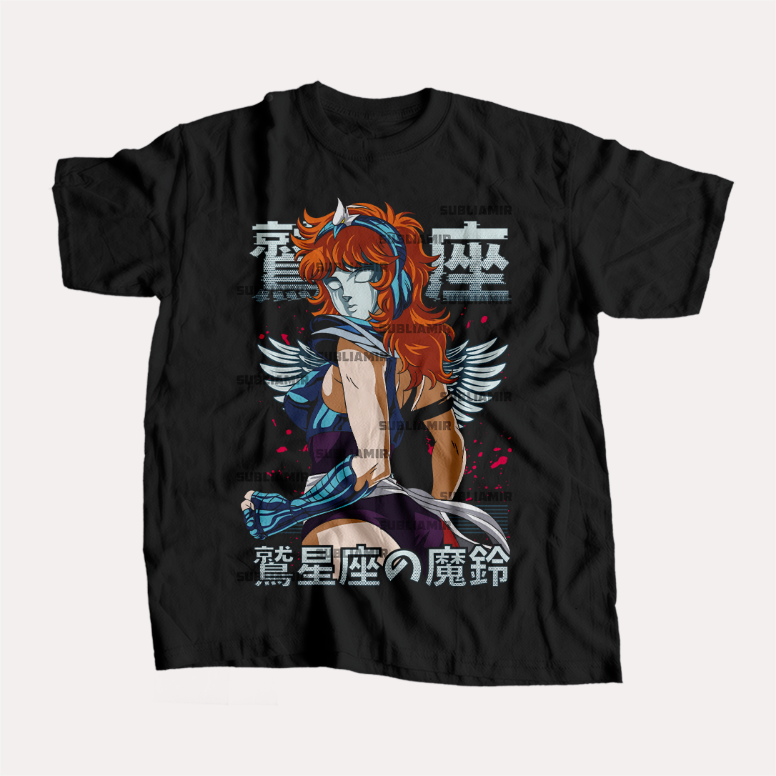 CABALLEROS DEL ZODIACO - MARIN DE EAGLE - POLO MANGA CORTA