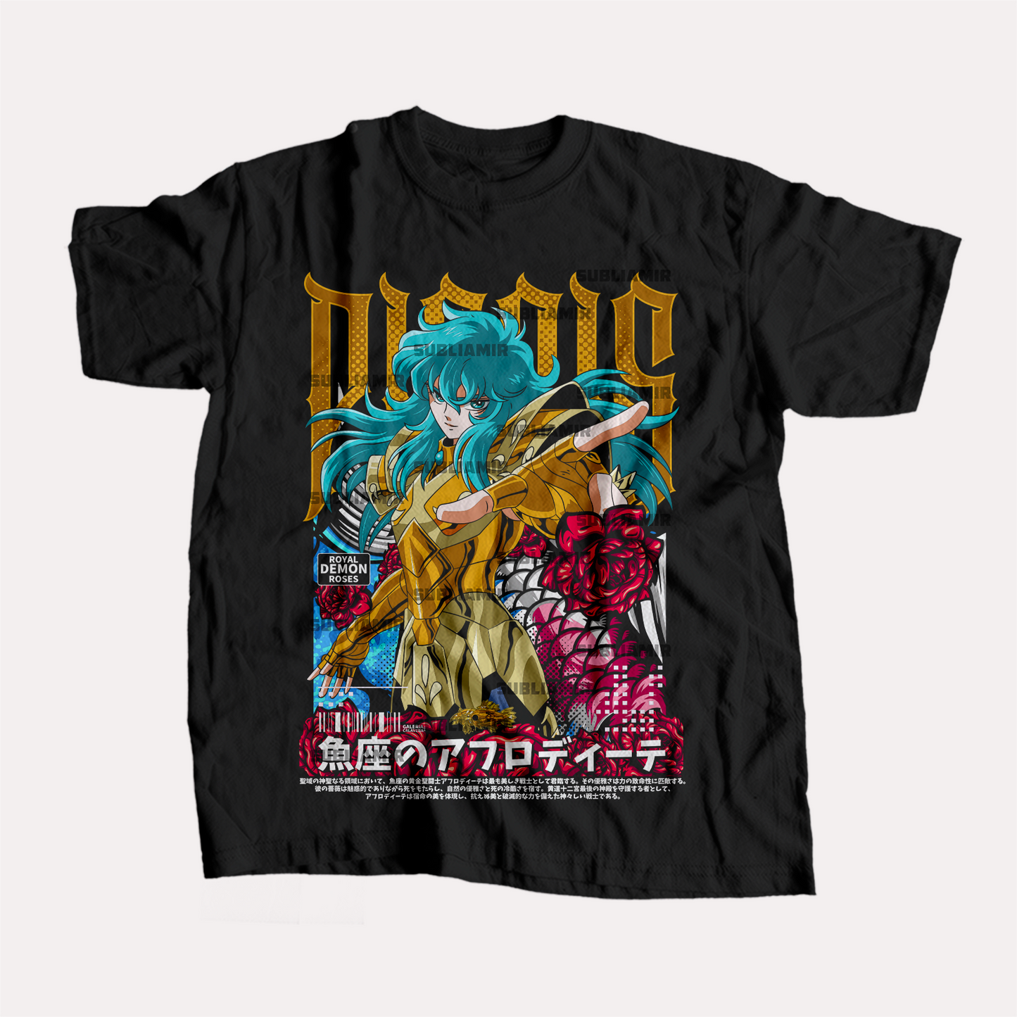 CABALLEROS DEL ZODIACO - PISCIS - POLO MANGA CORTA