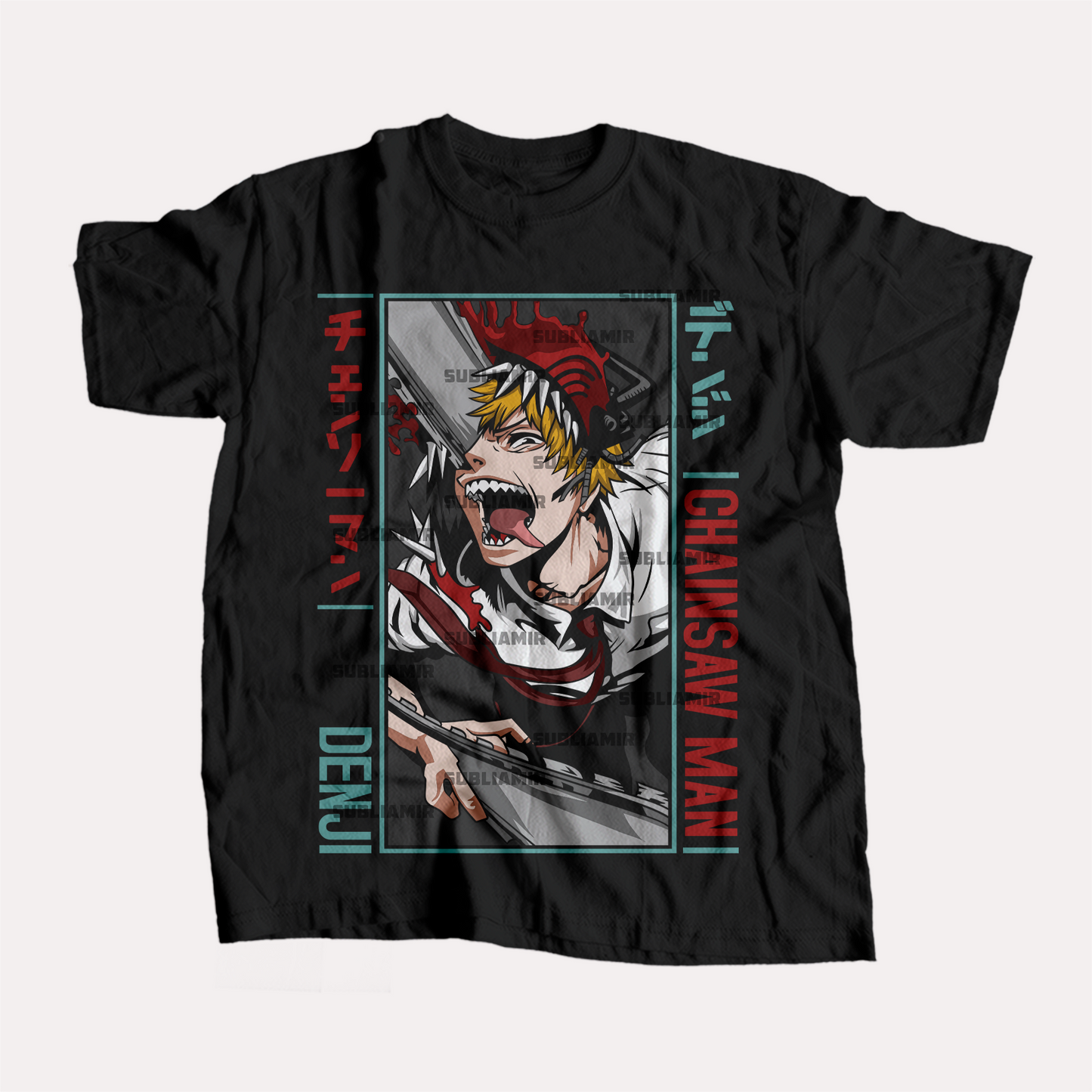 CHAINSAW MAN - DENJI - POLO MANGA CORTA