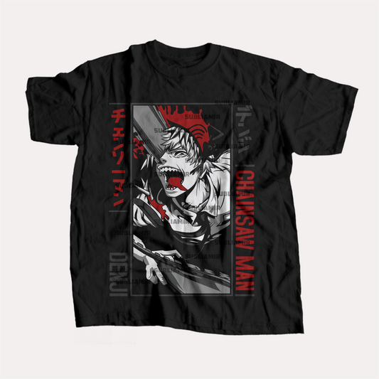 CHAINSAW MAN - DENJI - POLO MANGA CORTA