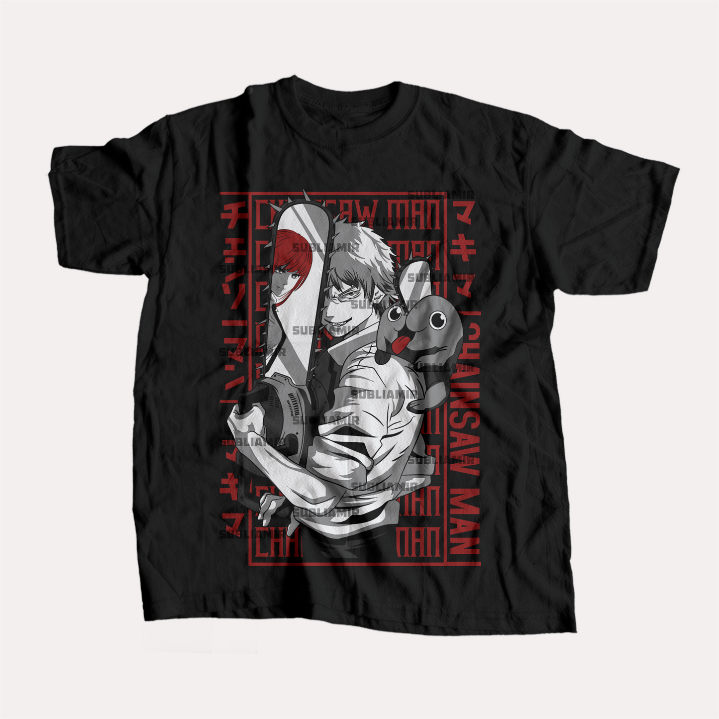 CHAINSAW MAN - DENJI - POLO MANGA CORTA