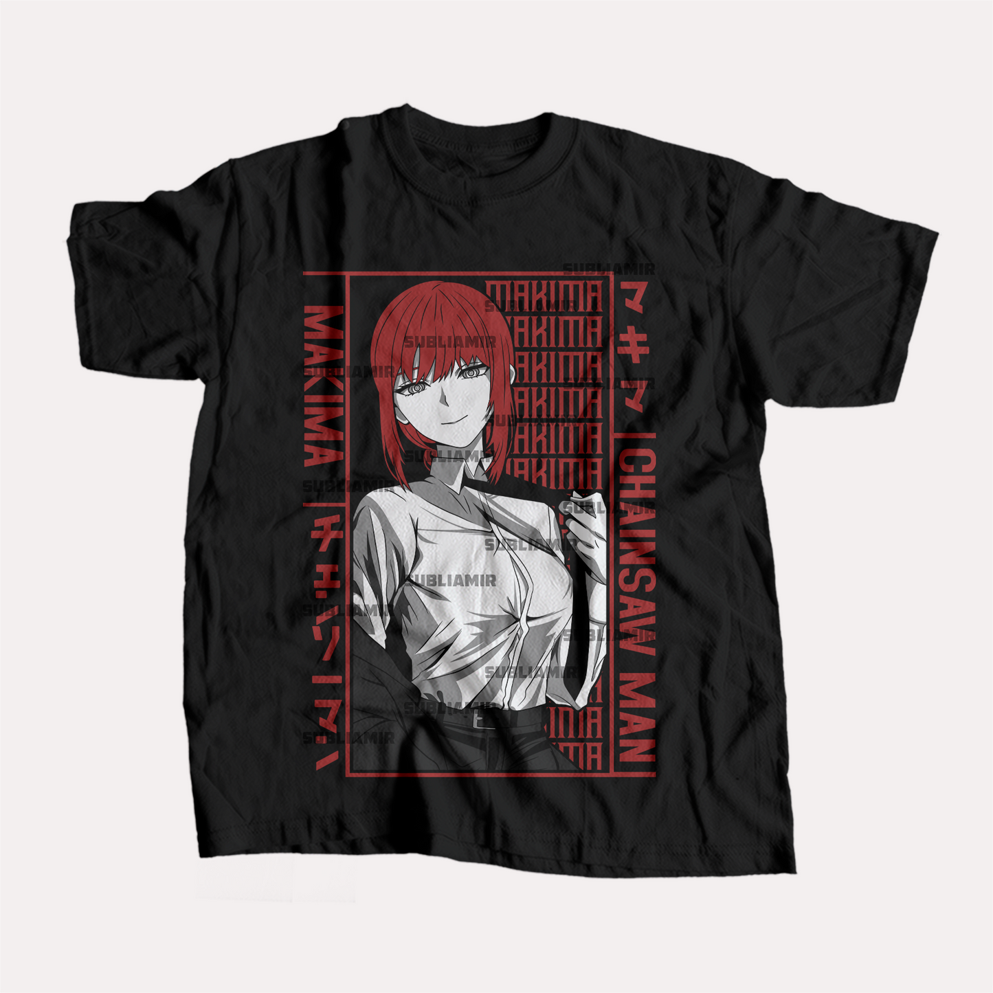 CHAINSAW MAN - MAKIMA - POLO MANGA CORTA