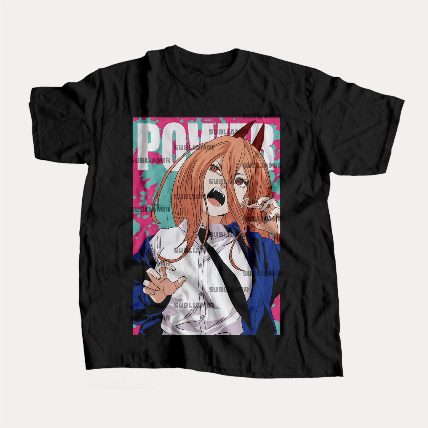 CHAINSAW MAN - POWER - POLO MANGA CORTA