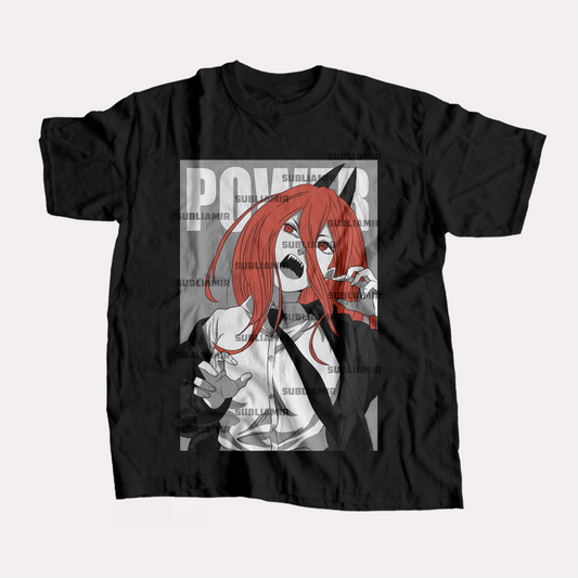 CHAINSAW MAN - POWER - POLO MANGA CORTA